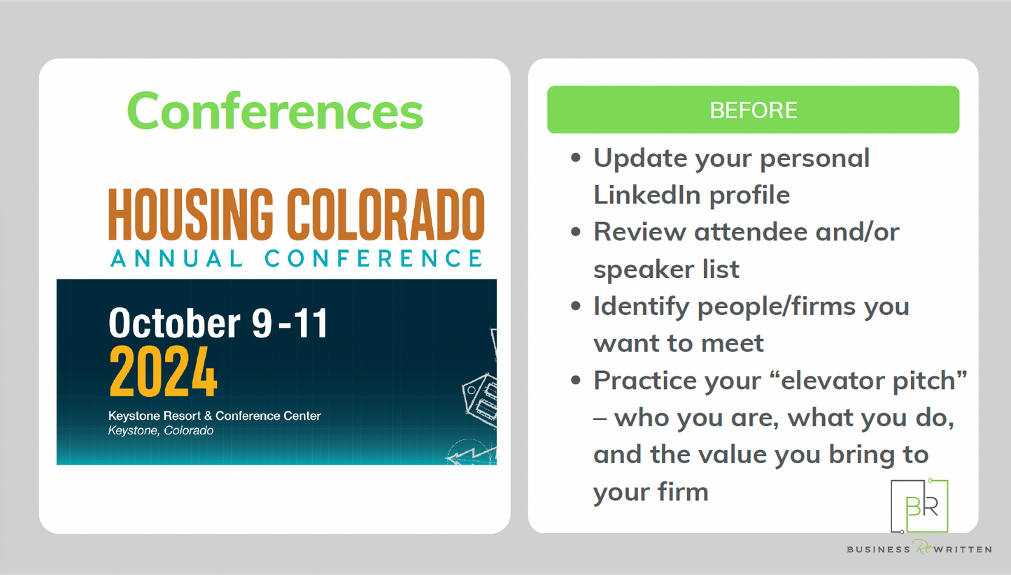 50% DEPOSIT FOR: Business Development (BD) Training: Best Practices & Strategies