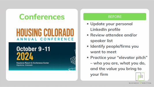 Materials for Business Development Training