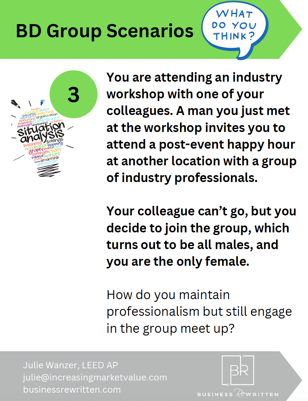 50% DEPOSIT FOR: Business Development (BD) Training: Best Practices & Strategies